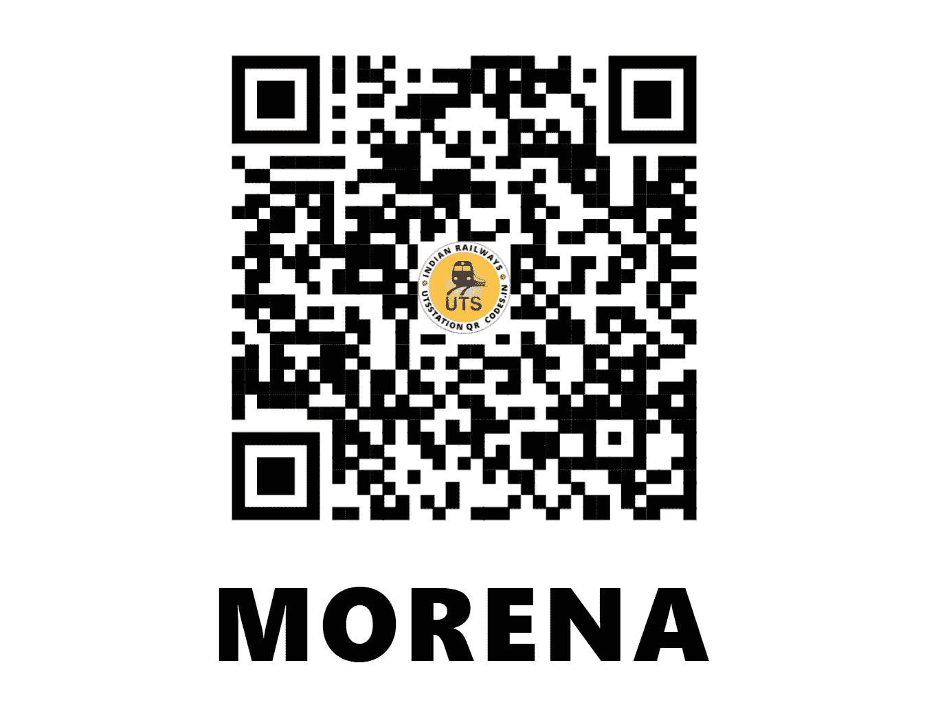 UTS QR Code for MORENA - MRA - NC (MADHYA PRADESH)